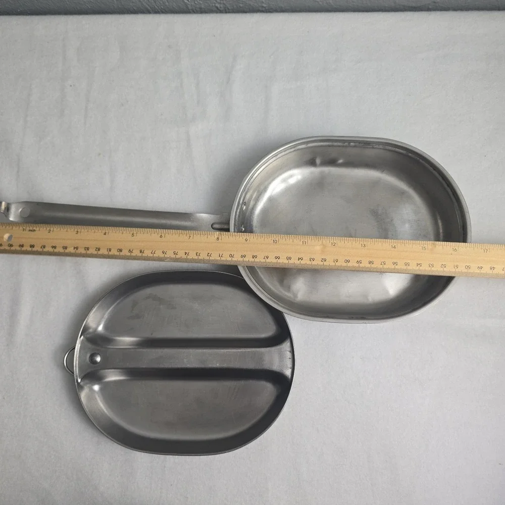 US Military Wyott Pan Field Gear Mess Kit Camping Vintage